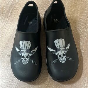 Black Skull Chef unisex Shoes